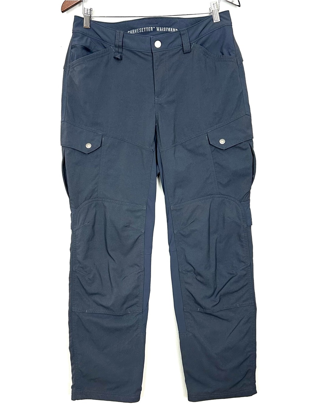 Duluth Flextra Tough Relaxed Leg Work Pants Women’s Size 8 Curvesetter Waistband